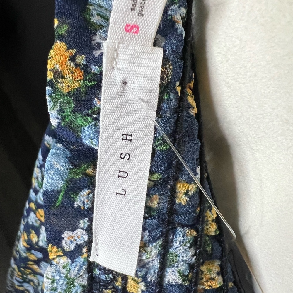 Lush Smocked Cami Floral Print Maxi Dress - Picture 7 of 7